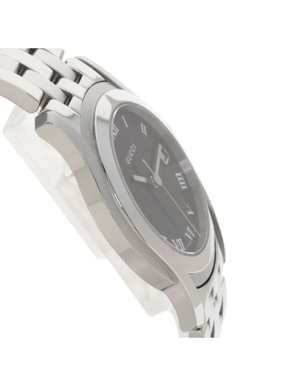 Gucci Round Face Watch SS